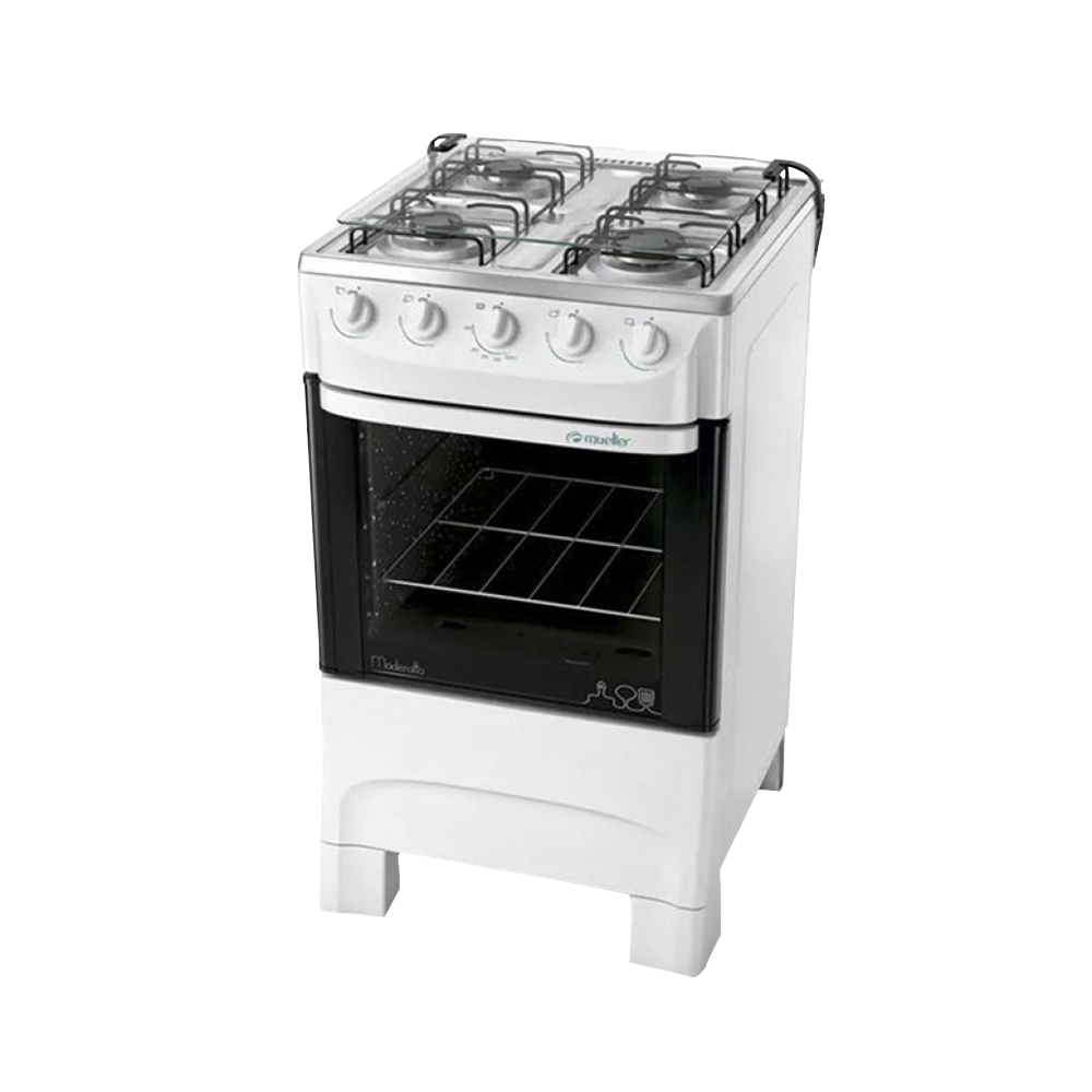 Cocina Mueller Moderatto 4 Hornallas Blanca