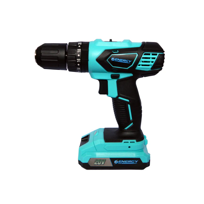 Taladro Atornillador Energy Percutor 20V.