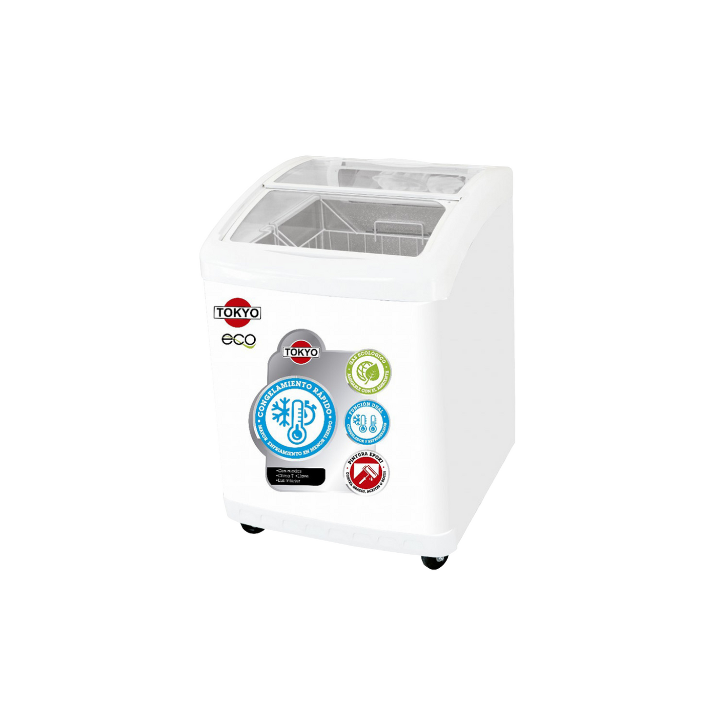 Congelador Tokyo TCONH220 p/Helados 2 Tapas
