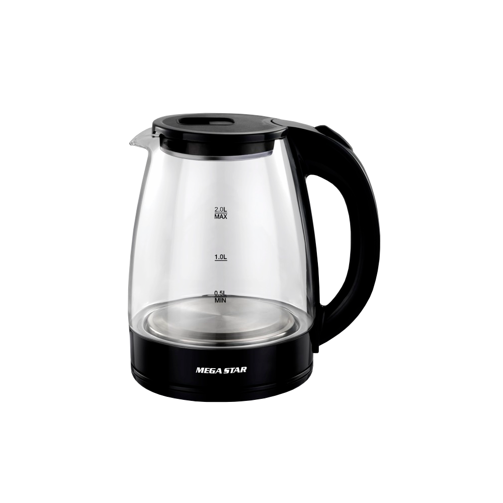 Hervidora Megastar 2Lts. Vidrio