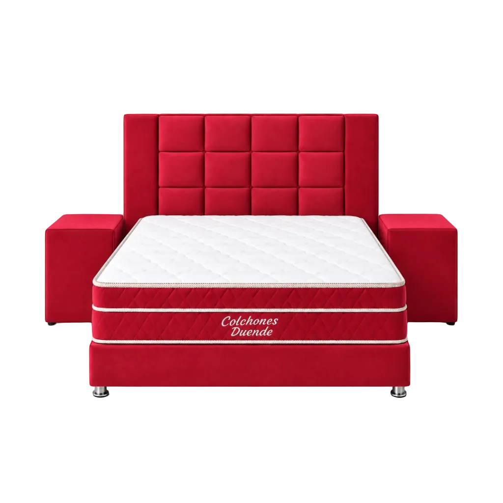 Cama Somier Goldens 140 Completo