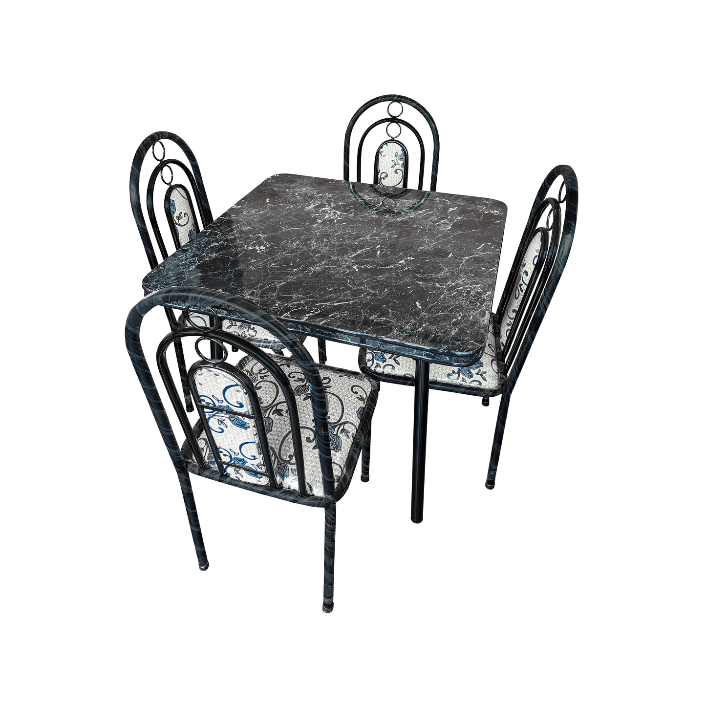 Mesa c/4 Sillas Tapizadas Fórmica Grande