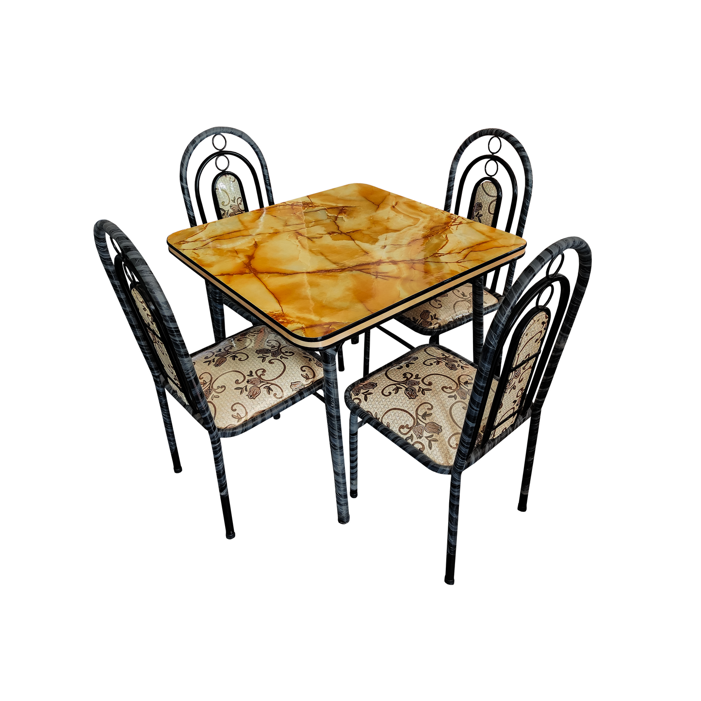 Mesa c/4 Sillas Tapizadas Fórmica Grande