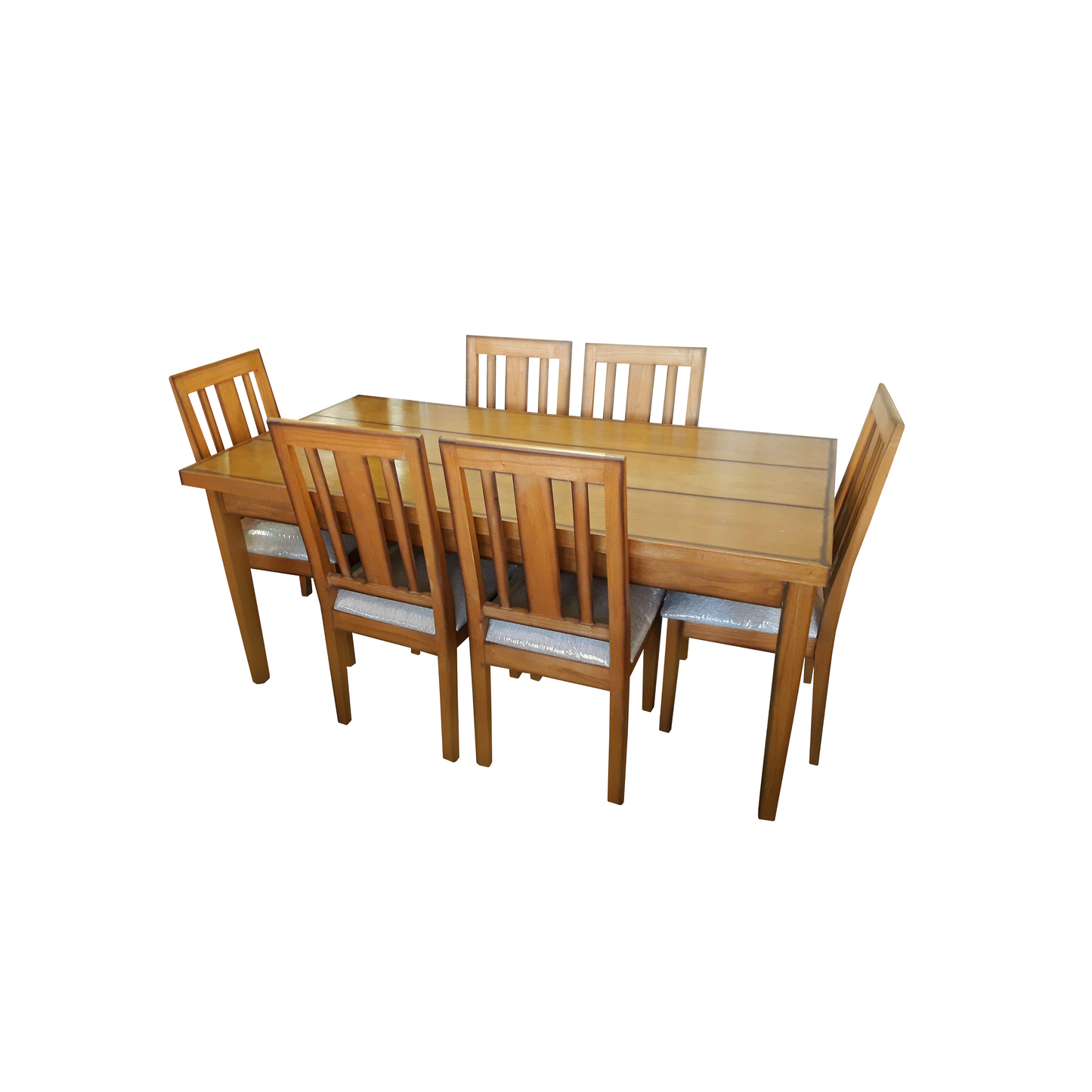 Mesa c/6 Sillas Tapizadas Cabrini