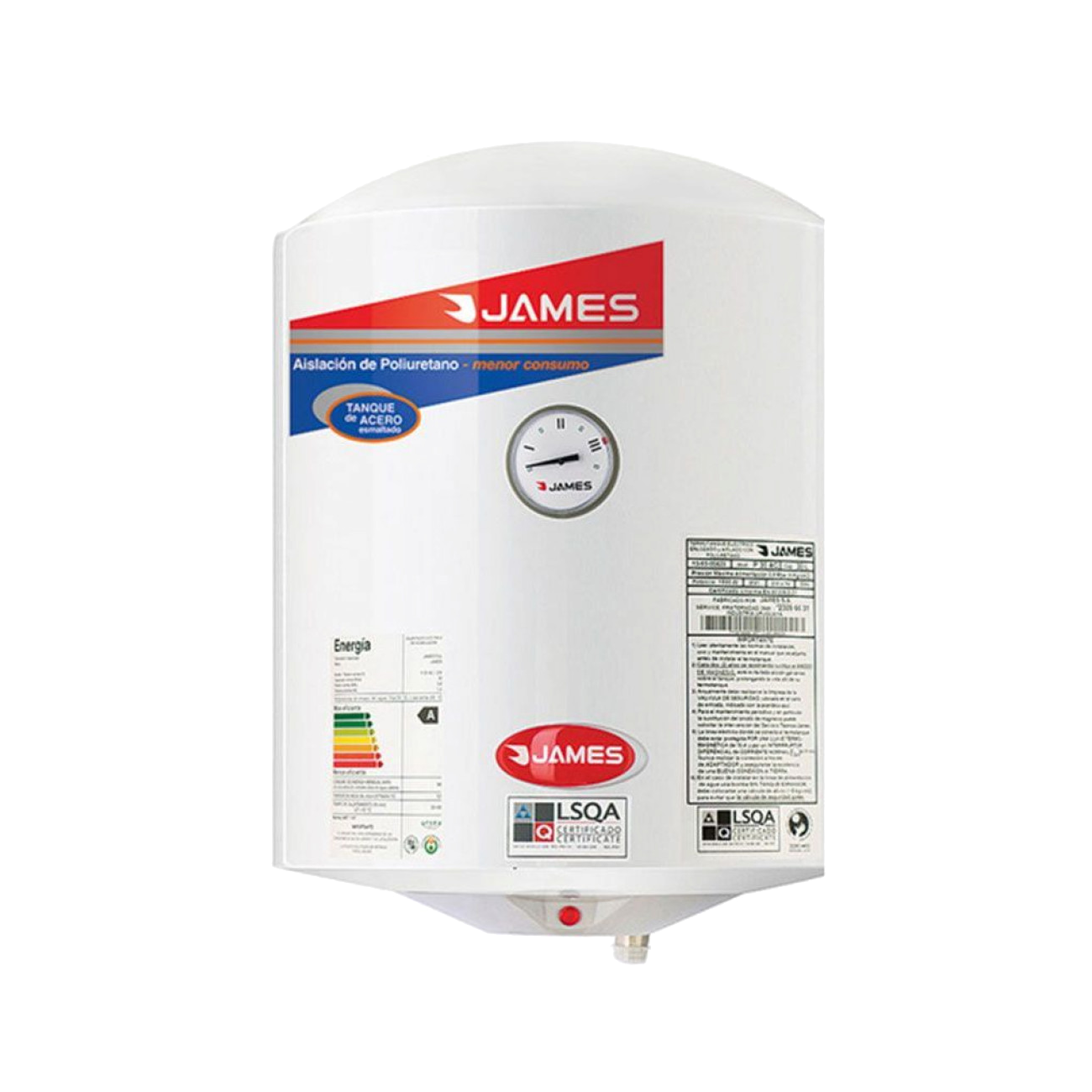 Termotanque James 60Lts.