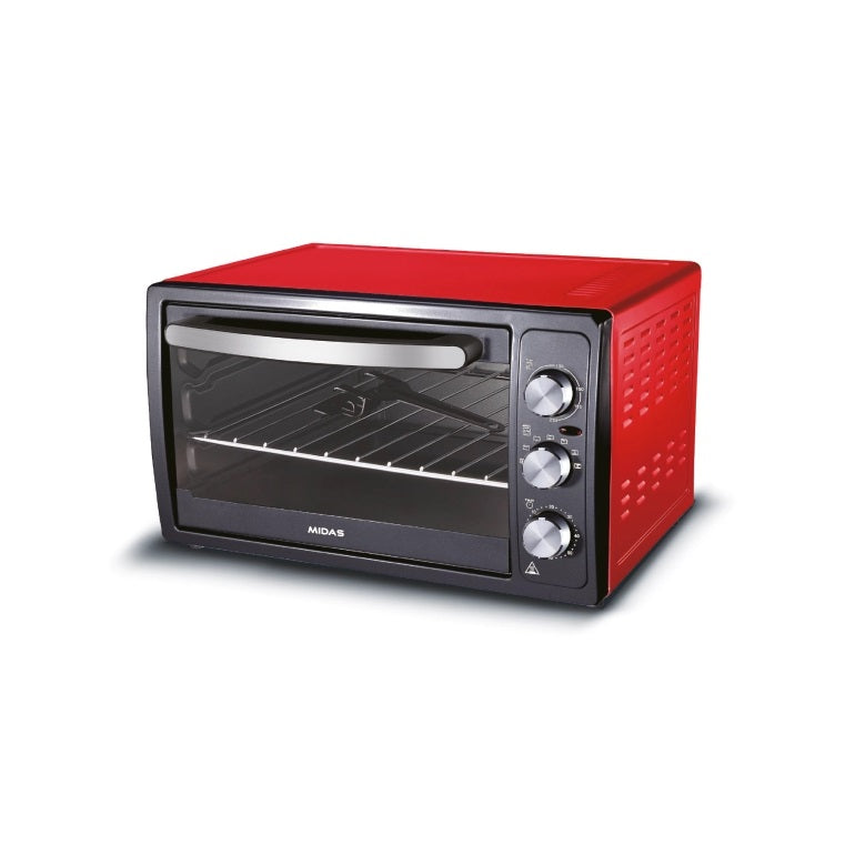 Horno Eléctrico Midas 46Lts. HE46RC Rojo
