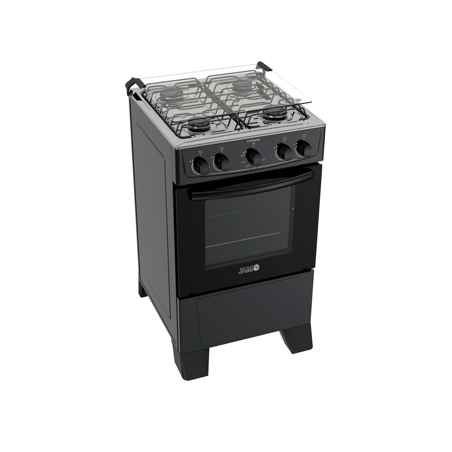 Cocina Jam Estandar Negra 4H.