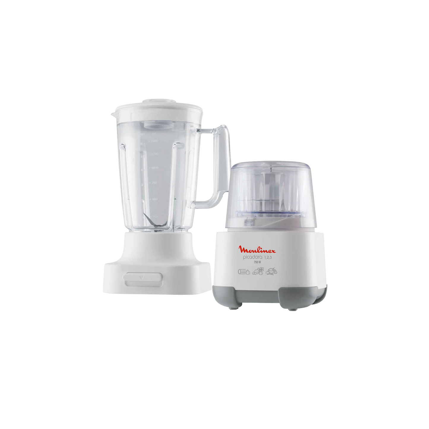 Picadora Moulinex 1-2-3 c/Vaso Licuador