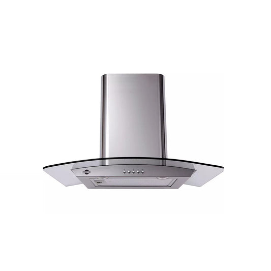 Campana Tokyo Vidrio Curvo Inox Curved60 4H.