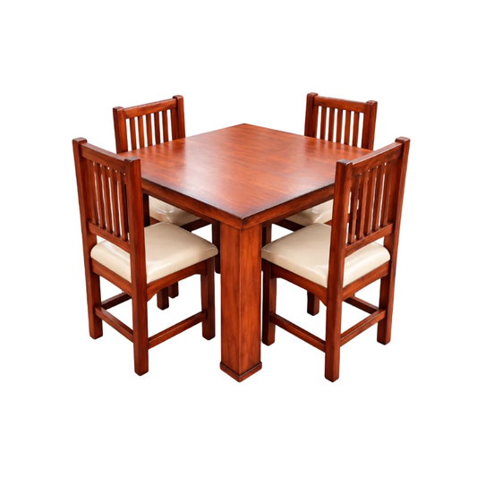 Mesa c/4 Sillas Filipino-Tapizadas