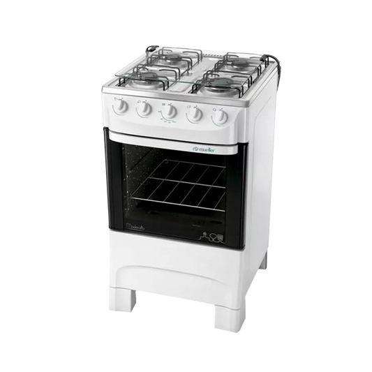 Cocina Mueller Moderatto 4 Hornallas Blanca