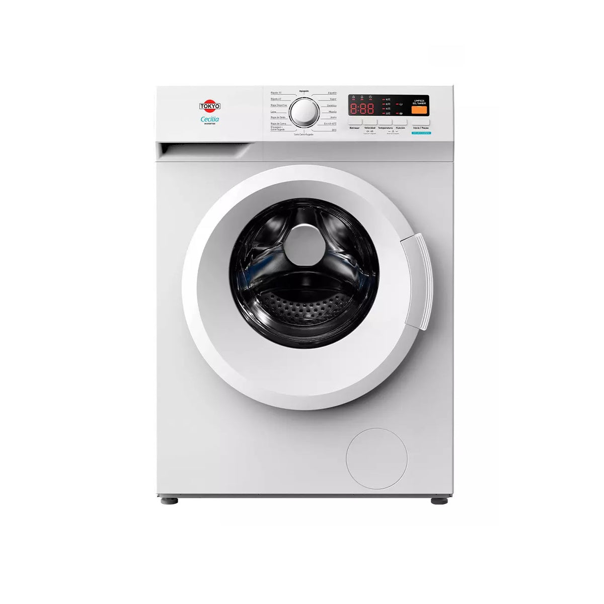 Lavarropas Tokyo Cecilia Inverter 8Kg.