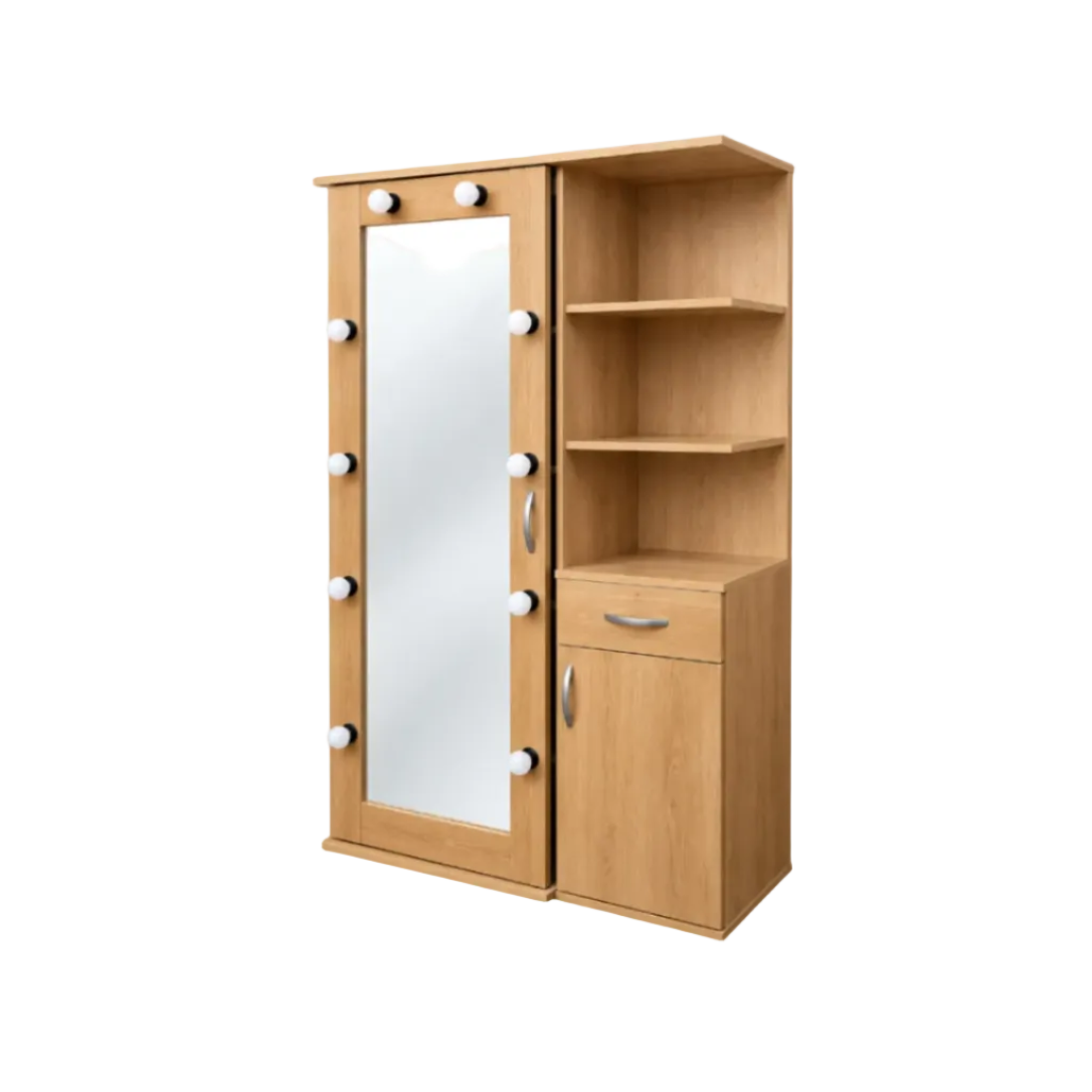 Mueble Multiuso con Espejo y Luces