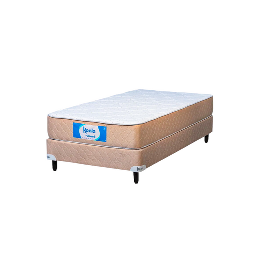 Cama Base + Colchon Juvenil Koala 120cm