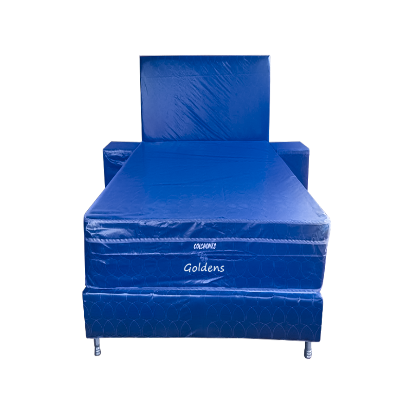 Cama Somier Goldens 120 Completo