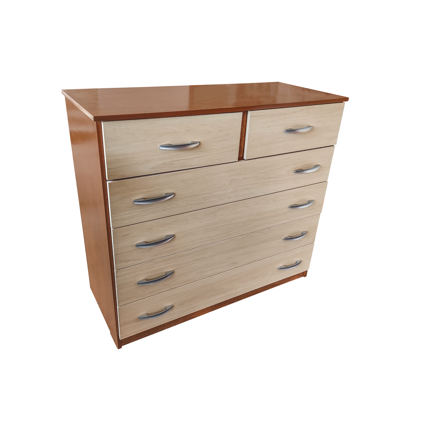 Comoda 6 Cajones Lustrado Constanza