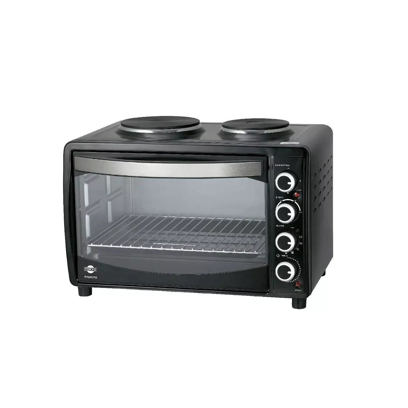 Horno Eléctrico Tokyo 42lts. Exacto 2 Placas Convector